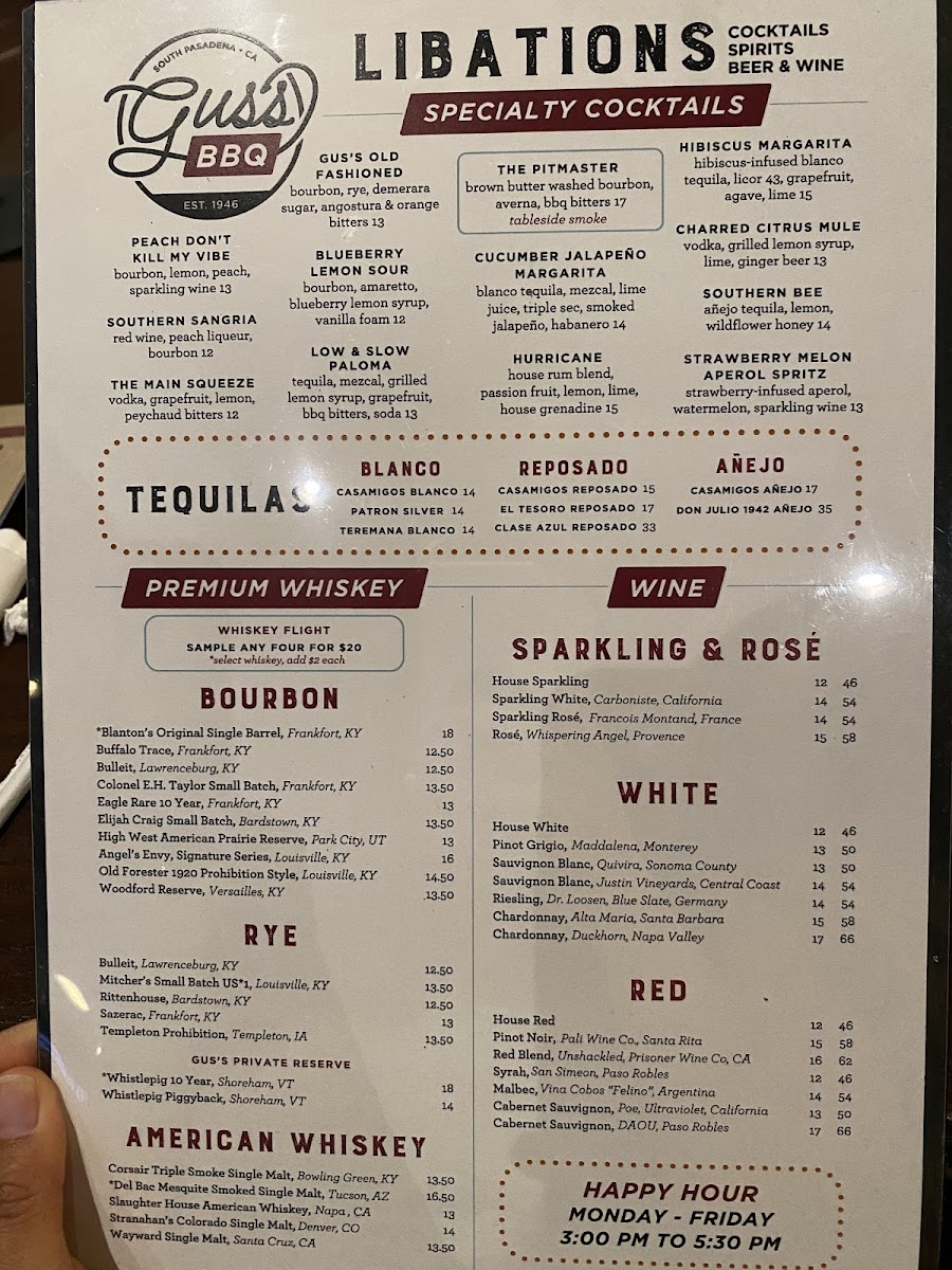Gus's BBQ Menu - Image 6